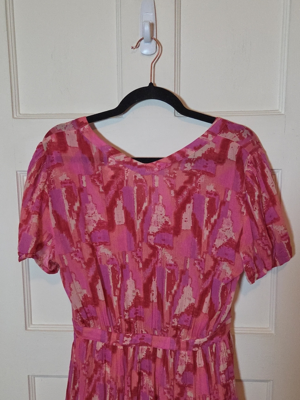 BA&SH Women's Talita Pink Printed Mini Dress Size Medium - Picture 15 of 16